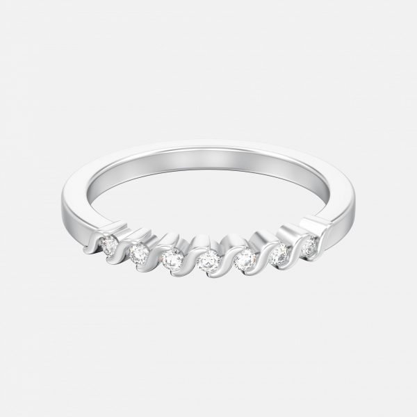 Exquisit Silver 9″ Diamond Cut Pearls Link Anklet - Image 3