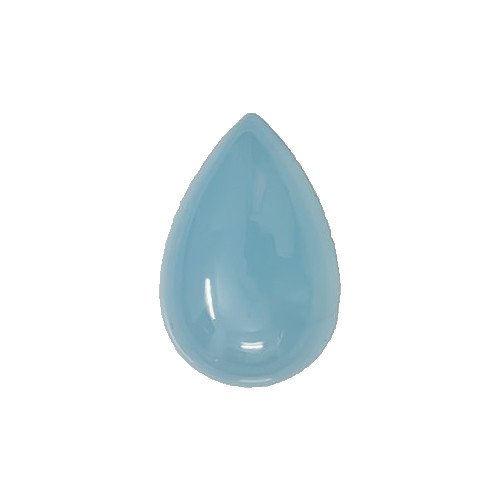 Cabochon - Natural Milky Aquamarine Pear Shape Gemstone 3x5mm - 10x14 mm