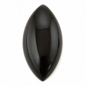 Natural Black Onyx Marquise Cabochon Calibrated Sizes for Jewelry Making