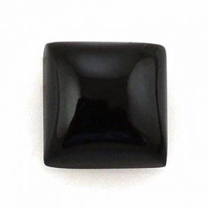 Genuine Square Shape Black Onyx Cabs Gemstone All Calibrated Sizes