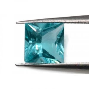 [Grade AAA] Faceted Natural Apatite Square Shape Gemstone 4mm-6mm
