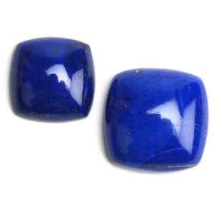 Cabochon Lapis Lazuli Cushion Shape Jewelry Making Loose Gemstone