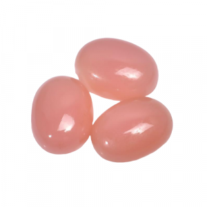 Cabochon Pink Chalcedony Loose Gemstone Oval Shape All Sizes