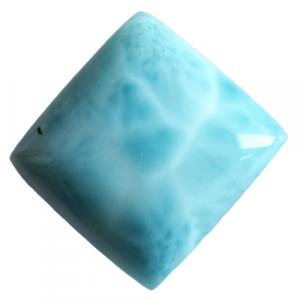 [Grade AA] Cabochon Dominican Larimar Square Shape All Calibrated Sizes