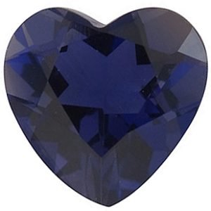 [Grade AAA] Faceted Natural Iolite Heart Shape Gemstone 4–9 mm Sizes