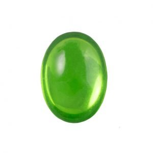 [Grade AAA] Quality Peridot Cabochon Natural Oval Shape Gemstone 3x5-10x14 mm Sizes