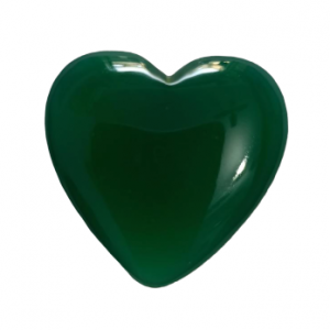 Green Onyx Natural Cabochon Heart Shape Gemstone All Calibrated Sizes