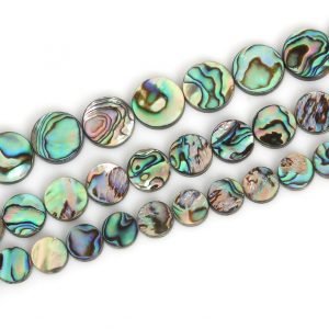 Cabochon Abalone Round Shape Gemstone Calibrated Sizes