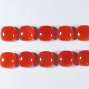 Natural Carnelian Cushion Shape Cabs Jewelry Making Supplies All Sizes