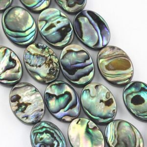 Cabochon Smooth Abalone Shell Loose Oval Shape All Sizes