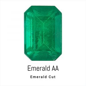 Emerald Cut Natural Genuine Calibrated Emerald Grade AA