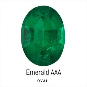 Oval Cut Natural Genuine Calibirated Emerald High Quality