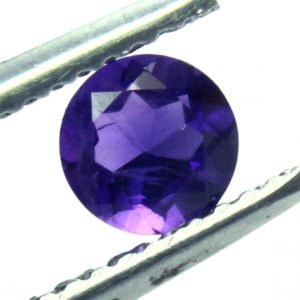[AA] Faceted African Amethyst Natural Round Gemstone 1 – 10 mm Sizes