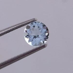 [AA] Faceted Aquamarine Natural Round Gemstone 1 - 8mm