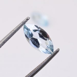 [AA] Faceted Natural Aquamarine Marquise Shape Gemstone 2x4mm - 5x10mm