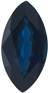 [Grade A] Faceted Blue Sapphire Marquise Shape Calibrated Gemstone