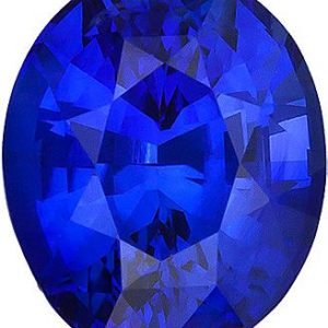 [Grade AAA] Faceted Blue Sapphire Oval Calibrated Gemstone