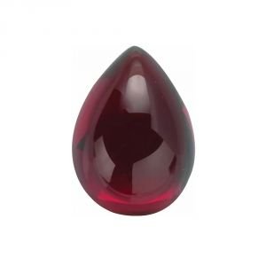 [Grade AAA] Cabochon Red Garnet Natural Pear Gemstone 3x5 - 10x14mm Sizes